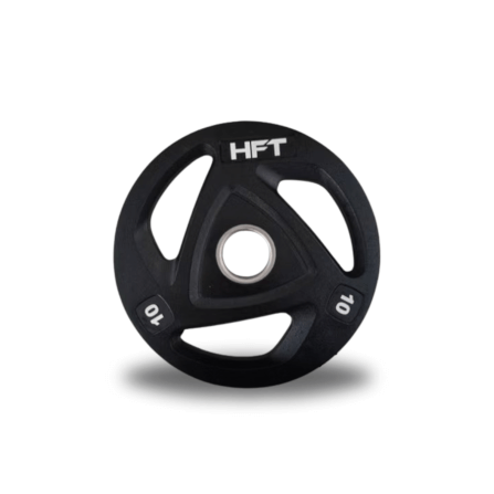 แผ่นน้ำหนัก โอลิมปิค 2 นิ้ว Homefittools 10 kg 1 แผ่น
